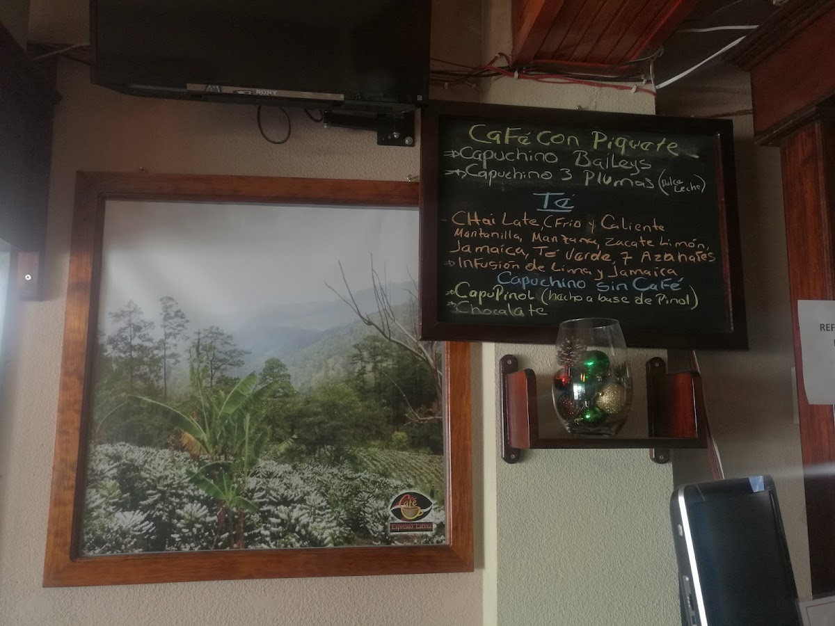 Menu Café Espresso Latino Centro-10