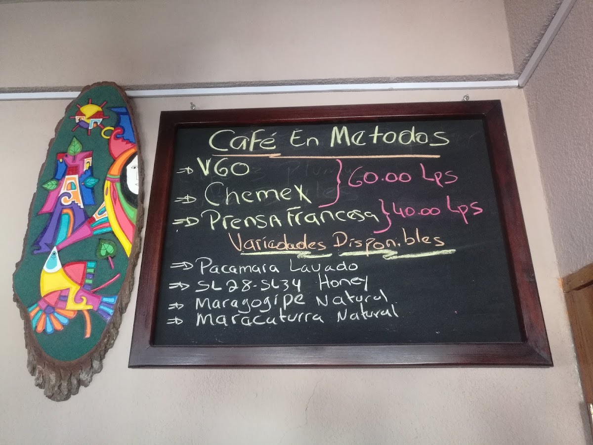 Menu Café Espresso Latino Centro-8